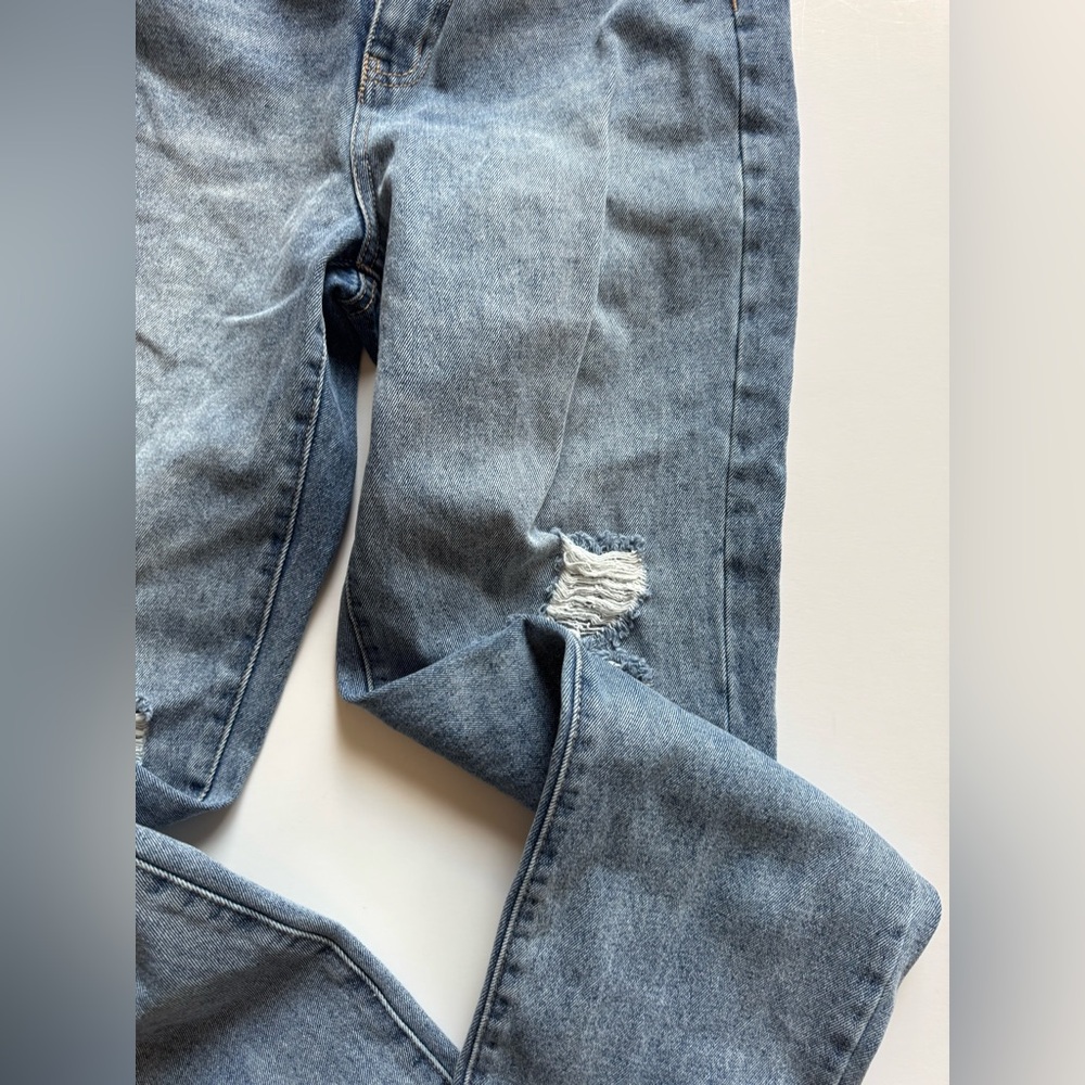 Blue Distressed Jeans - Picture 6 of 13